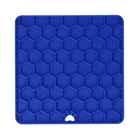 Kép 1/3 - Eat Slow Live Longer Honeycomb nyalogatós tál / kék