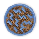 Kép 1/3 - Outward Hound Fun Feeder Slo Bowl kék / L