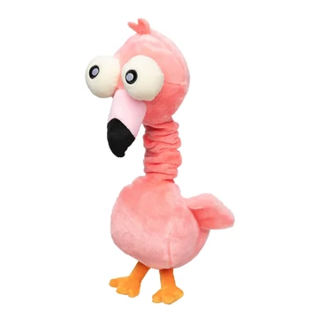 FuzzYard Neck Minnit - Neckole The Flamingo plüss kutyajáték