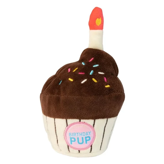 FuzzYard Birthday Cupcake plüss kutyajáték