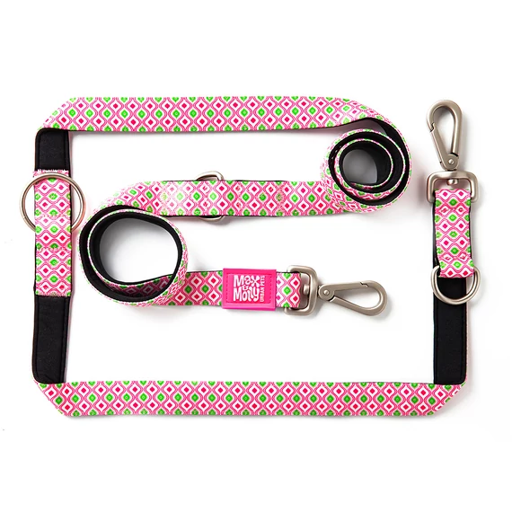 Multifunkcinális Póráz - Retro Pink/S