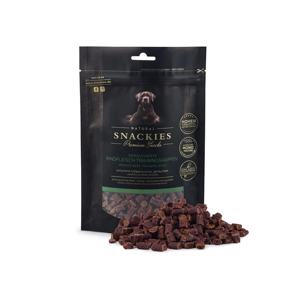 Snackies füstölt marhahús tréningfalatok 80 g