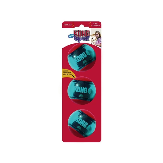 KONG Squeezz Action - piros / S