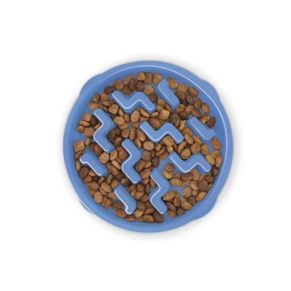 Outward Hound Fun Feeder Slo Bowl kék / M