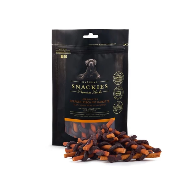 Snackies lóhús sárgarépával 170 g