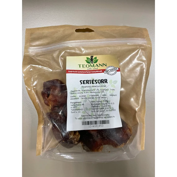 Teomann szárított sertésorr 125 g