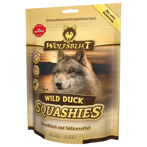 Wolfsblut Wild Duck Squashies Small Breed - kacsa édesburgonyával 350 g