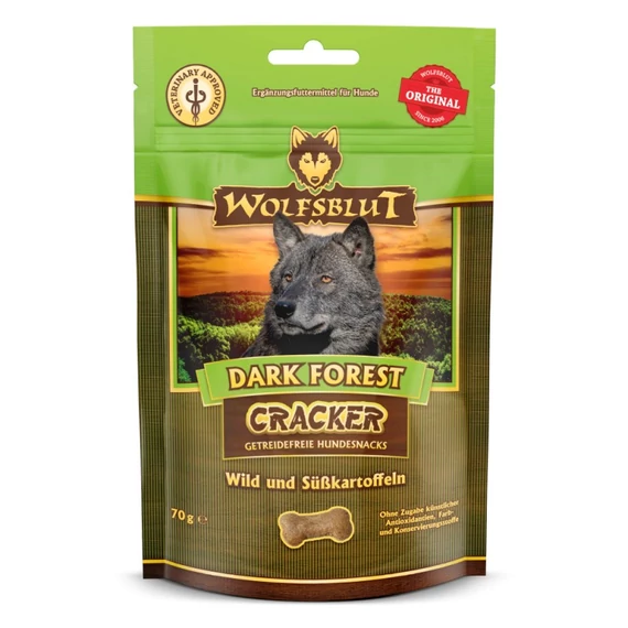Wolfsblut Dark Forest Cracker - vad édesburgonyával 70 g