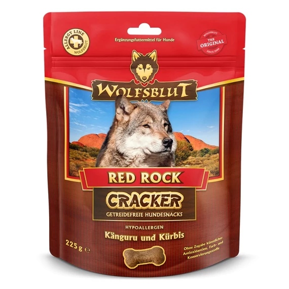 Wolfsblut Red Rock Cracker - kenguru tökkel 225 g