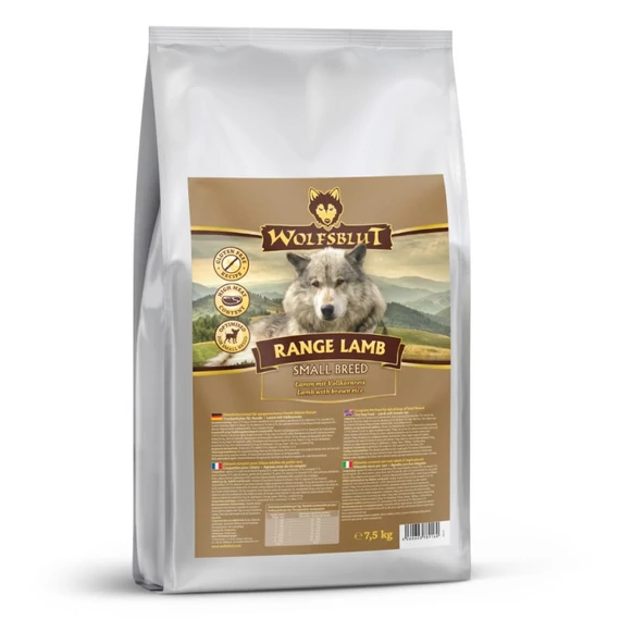 Wolfsblut Range Lamb Small Breed - Bárány rizzsel 7,5 kg